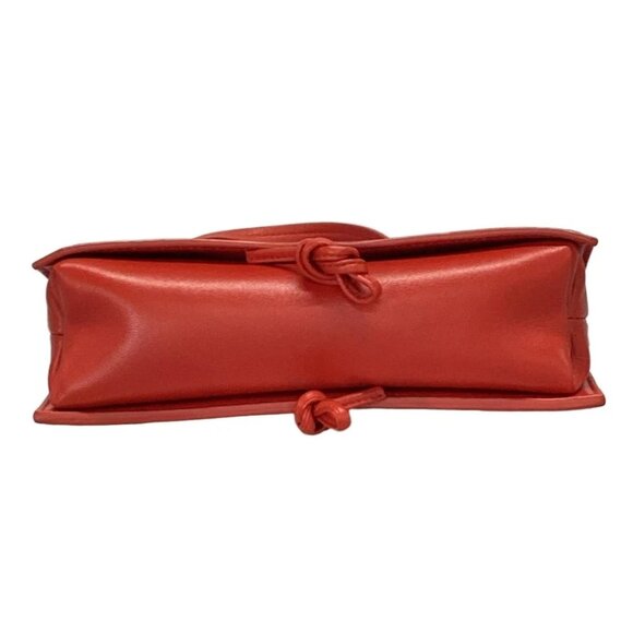 BOTTEGA VENETA Intrecciato - Red Leather Shoulder Bag 619-072925 - Picture 5 of 14